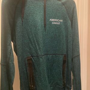 American Eagle Outfitters Dark Green Flex Hoodie